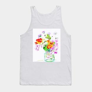 November's Flowers Tank Top